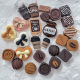 Mini Coffee Simulation Fake Food Play Flatback Cabochons Embellishment For Scrapbooking Manualidades Accesorios y Materiales