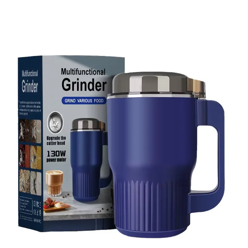 New Multi-function Electric Coffee Grinder 220V Home Soybean Nut Spice Grinder Portable Kitchen Spice Grinder Food Processor
