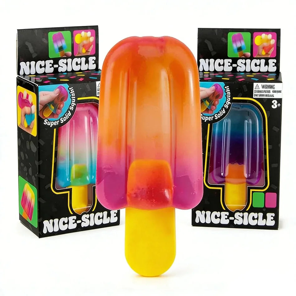 Cube By Schylling Sensory Squeeze Toy Ice Cream Color Squishy Stress Relief Fidget Toys Children Adults Collectable
