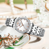 New stock! ! Women Bracelet Watches Steel belt Love Steel belt Rhinestone Quartz Wrist Watch Luxury Fashion Watch for women