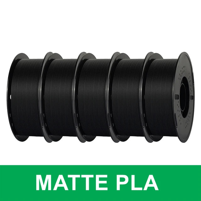 KINGROON 5KG(11LBS) PLA PETG HS-PLA HS-PETG Filament 1.75mm High Speed 3D Printer Material Matte PLA 1kg*5 Roll Mix Color New