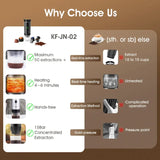 Coffee Machine Wireless Electric Coffee Machine Portable Espresso Coffee Machine Maker 3-in-1 Capsule Powder Travel Coffee Maker