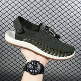 Summer New Sandals Fashion Handmade Weaving Casual Men Sandals Brand Designer Outdoor Walking Men's Shoes Summer Beach Shoes