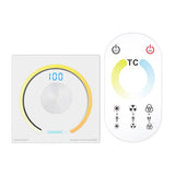 LED Light Strip Wallmount Glass Pannel Touch EU AU Controller Dimmer CCT RGB 12V 24V 6A/CH Home Commercial 0-100% Smooth Dimming
