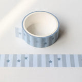 1.5cm x 3m Korean Sweet Cool Washi Tape Star Glasses Leopard Print Polka Dot DIY Journal Collage Decorative Tape Roll