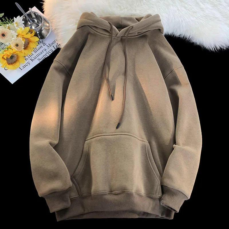 6 Color Autumn Hoodies Men Fashion Casual Hooded Sweatshirt Men Streetwear Hip Hop Loose Pullover Hoodie Mens Hoody M-3XL