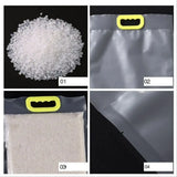 10pcs 5kg/10kg Rice Grain Packaging Bag Plastic with Handle Food Vacuum Bag Insect Proof Moisture-proof Food Storage Sealed Bag