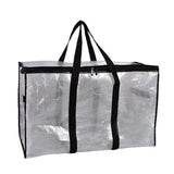 Large Capacity Closet Storage Bag; Sealed with Double Zipper, Transparent and Waterproof.