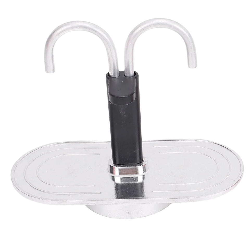 100ml Stovetop Coffee Maker Aluminum Alloy Double Head Coffee Pot for Home Kitchen Outdoor Travel Camping