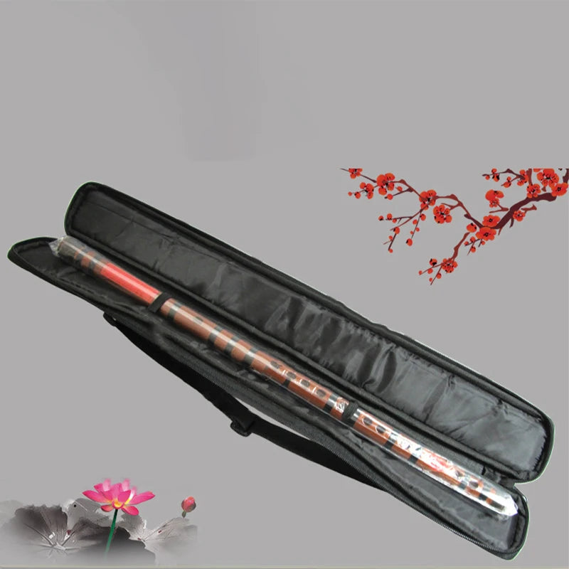1pc Flute Storage Bag Portable Leather Fabric Vertical Flute Case Musical Instrument Storage High Quality Woodwind Accessories