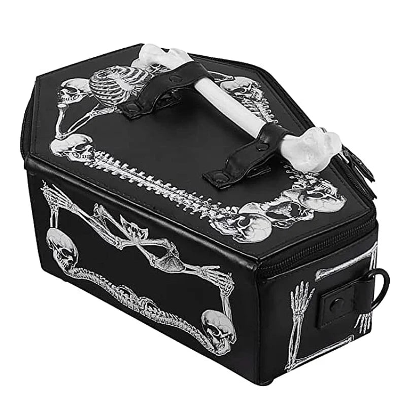 Vampire Coffin Purse Coffin Gothic Punk Handbag Halloween Shoulder Bag Ladies Crossbody Birthday Gift