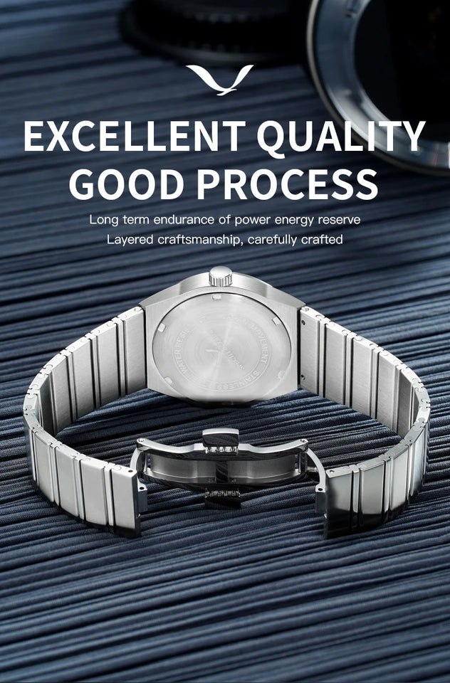 New Arrivals 2025 Specht & Söhne Luxury Watch 38MM Men's Quartz Super Slim Stainless Steel Sapphire Crystal 50M Water Resistant