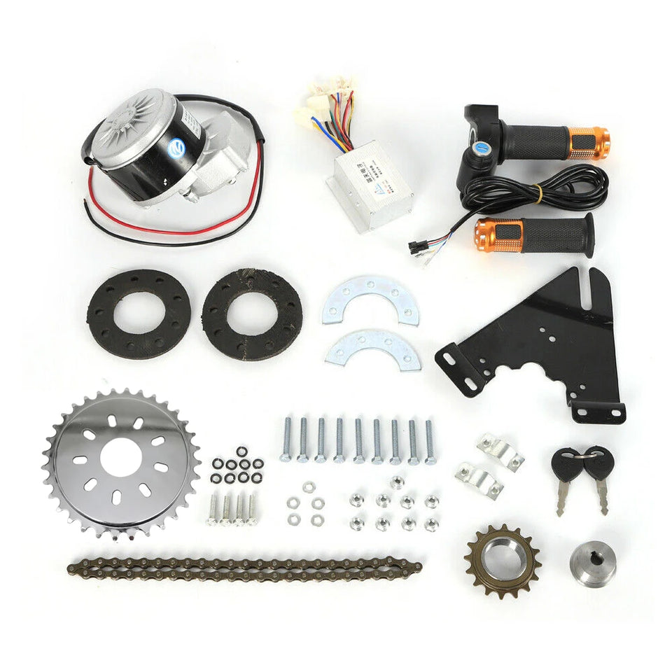 36V 350W Bike Conversion Kit Left Side Drive Motor Hub Diameter Less Than 36mm -Twist
