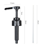 Coffee 1 Liter Dispenser Syrup Pump Black Liquid Dispenser for Syrup 10Ml Juice Bottle Dispenser Pump
