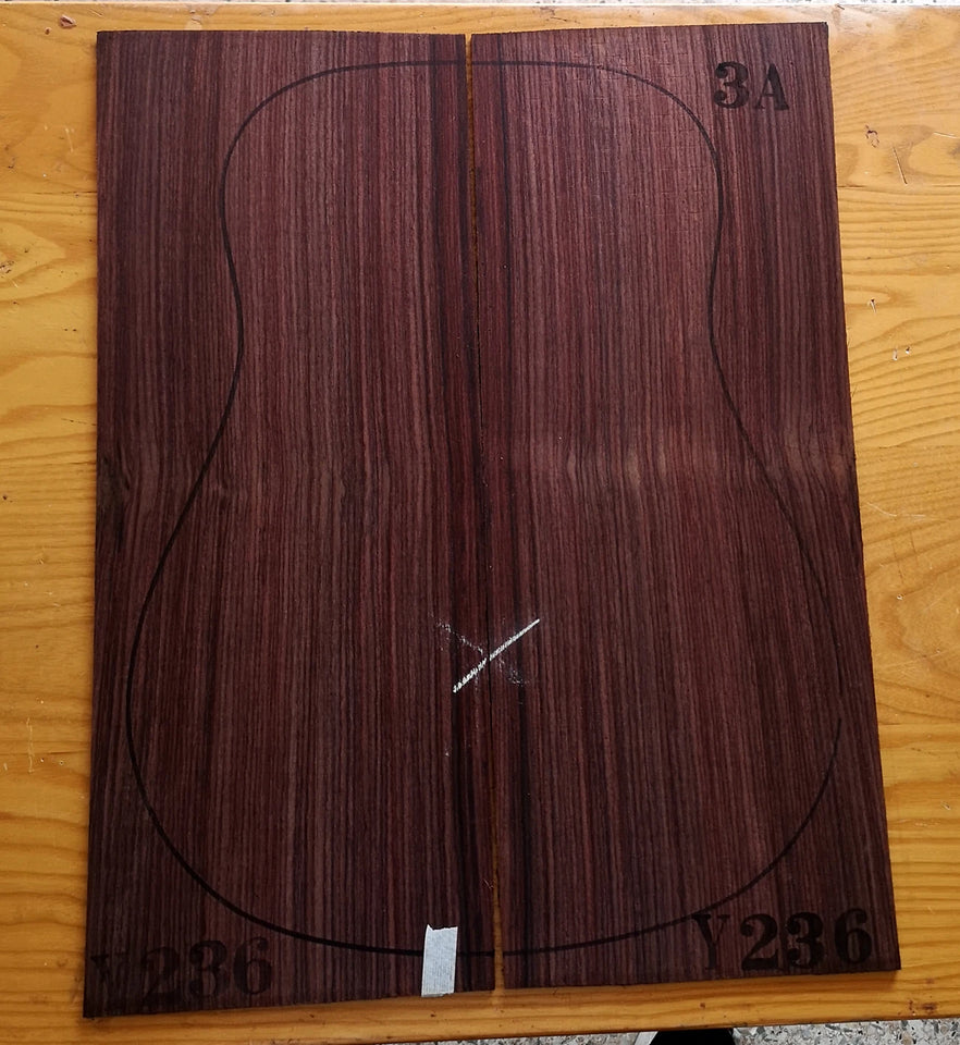 AAA Grade India Rose guitar back/side board All-Solid acoustic Guitar making material accessories Solid Woods Number selection