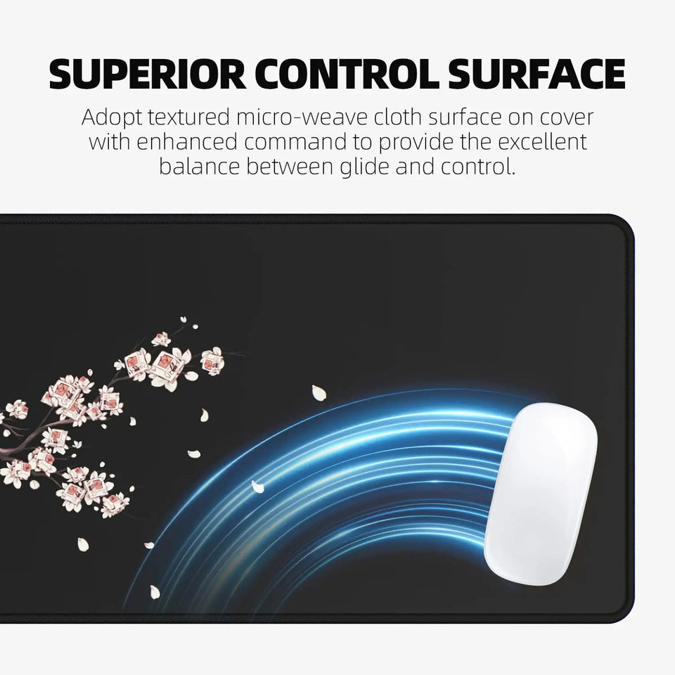 1PC Large Mouse Pad, Office Gaming Table Mat, Non-slip Rubber Base Washable Mouse Pad For Work, Gaming And Office