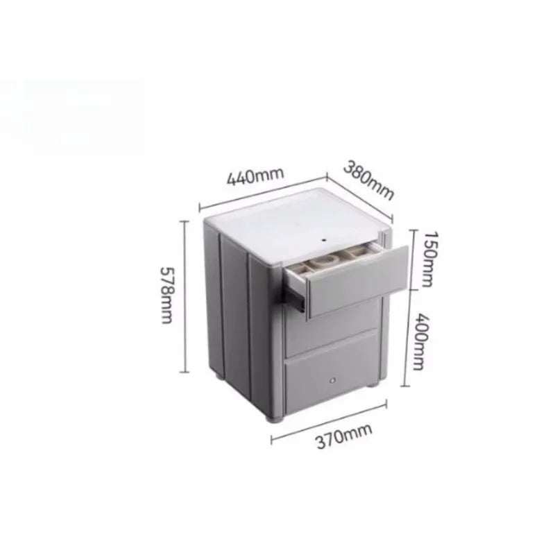 bedside table, safe, household anti-theft safe, fingerprint password box, intelligent remote all-steel office safe deposit box.