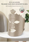 7 Color Red Light Therapy Mask Silicone LED Face Mask Skin Care at Home with Eye Protection Cushion For Anti Aging Wrinkles