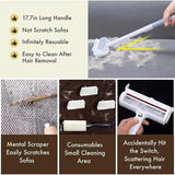 Pet hair remover is suitable for furniture, durable and reusable, washable plush cleaner for dogs and cats, family and outdoor u