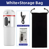 E-ACE 12/24V Car Heat Mug 500ML Car Kettle Stainless Steel Heating Travel Cup Dry burn Protection Coffee Tea Instant Noodles