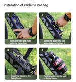 ENLEE Bicycle Multifunctional Front Fork Bag Outdoor Waterproof Bag 5L Capacity Road Mountain Bike Long-Distance Travel Bag