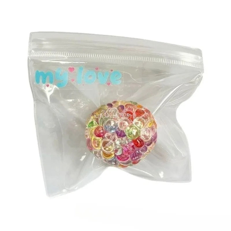 Squishy Balls Ice Beads Stress Relief Toy Super Soft Sensory Fidget Toys for Kids Adults Anxiety Relaxation Squeeze Gift 2025