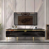 TV Table Small Sitting Room Ground Ark Of Stainless Steel Wooden Furniture Of The Lacquer That Bake