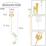 Music Stands Trumpet Flute Winds Alto Saxophone Portable Marching Sheet Golden Music Stands Musical Instruments Accessory