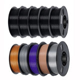 PLA Filament 1.75mm 5kg 10kg 3D Printer Filament Standard 1kg/roll Plastic Spool PLA Black Mix Color Print Material Free Shippin