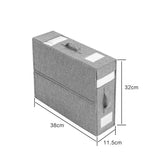 Foldable Closet Storage Bins Air And Dust Resistant Folding Bed Linen Organizer Window Clothes And Sheets Storage Box