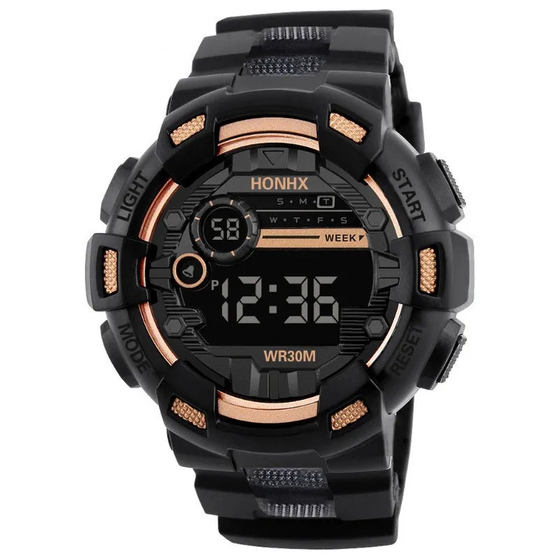 Electronic watch, trendy sports electronic watch for middle and high school students