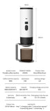 Portable Wireless Charging Coffee Machine 15BAR Multi-function 3 in 1 Fully Automatic Heating Overflow Capsule Coffee Machine