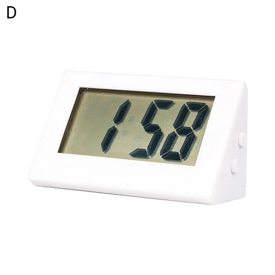 Electronic Clock Car Dashboard Student Exam Study Mini LCD Display Large Screen Table Desk Digital Clock Home