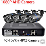Gadinan 5MP 1080P Bullet Video Surveillance AHD DVR Recorder Waterproof Camera 24 infrared lights AHD CCTV Camera System Kit