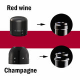Vacuum Red Wine Bottle Cap Stopper Silicone Sealed Champagne Bottle Stopper Vacuum Retain Freshness Wine Plug Bar Tools