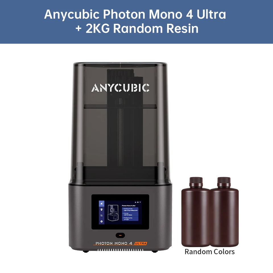 ANYCUBIC Photon Mono 4 Ultra 7 Inch 10K LCD 3D Printers High Speed UV Resin 3D Printer Printing Size  236mm*231mm*430mm 2.2L