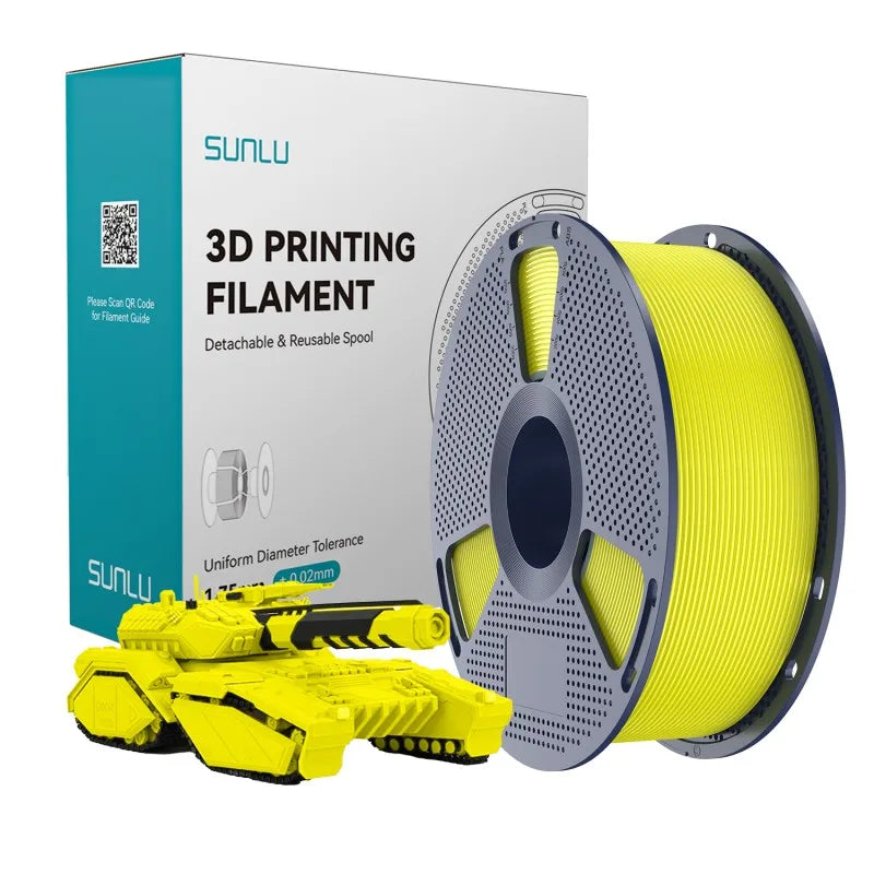 SUNLU 1KG High Speed PLA 3D Printer Filament 1KG 1.75mm ±0.02MM High Flow Speedy 3D Printer Filament Designed for Fast Printin