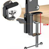 Desktop Phone Stand for Mobile Telephone Video Shooting Overhead Smartphone Mount for Cellphone Table Bracket for Vlog Recording
