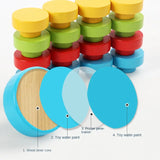 Children's Early Learning Puzzle Interactive Toys, Mushroom Nail Game, Intelligence Puzzle, Color Recognition