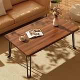 Modern Simple Foldable Dining Table Home Living Room Portable Rectangular Study Table for Small Apartment Bedroom Balcony