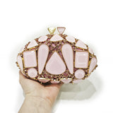 XIYUAN New Arrivals Women Stone Evening Bags Lady Gold Rhinestone Clutch Purse Brand Luxury Designer Handbag Party Bridal Purses