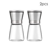 Manual Salt Pepper Grinder Coffee Grinde Pulverizer Powder Machine Steel Spice Grinder Salt Shaker Kitchen Mills Accessories
