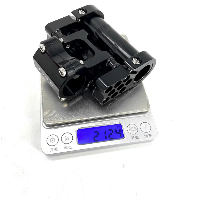 Litepro for Brompton Folding Bike Stem Extend Adjusted Variable Angle stem Aluminum Alloy CNC Bicycle Handlebar Adjustable Stem