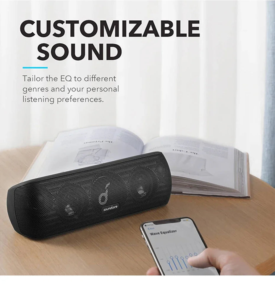 Original Soundcore Motion+ Bluetooth Speaker with Hi-Res 30W Audio Bluetooth Speakers Portable Speaker Sound Box