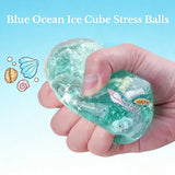 2026 ICE CUBE NEW Squishy Toys Squishy Maltose Ocean Cube Stress Anxiety Relief Bal Soft Squeeze Toy Sensory Fidget Gifts NO BOX