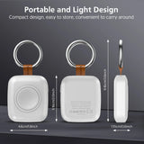 Oneplus 1200mAh Mini Wireless Charger watch charging For Galaxy Watch 7 8 Portable Power Bank Charging Classic Charger Keychain