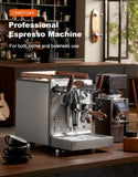 Coffee Machine,CRM3124X Dual Boiler,Espresso Machine,Auto Water Inlet Outlet,Coffee Maker,E61 Head 2PID Temperature Control