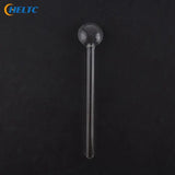 1PCS Transparent  Long Handle Glass Tea Spoons Tableware Clear Coffee Stirring Spoons Flatware For Home Kitchen Restaurant