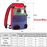 Pet Backpack Carrier for Cats and Dogs, Front Travel Bag, Carrying for Animals, Small and Medium Dogs, Bulldog, Puppy Mochila Pa