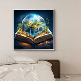 Huacan New Arrivals Diamond Painting Landscape Waterfall Full Embroidery Book Picture Of Rhinestones Wall Decor